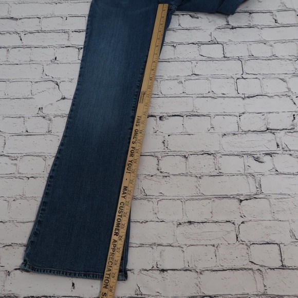 Levi's Signature Modern Bootcut 32x29 Dark Wash Mid Rise - Picture 13 of 15